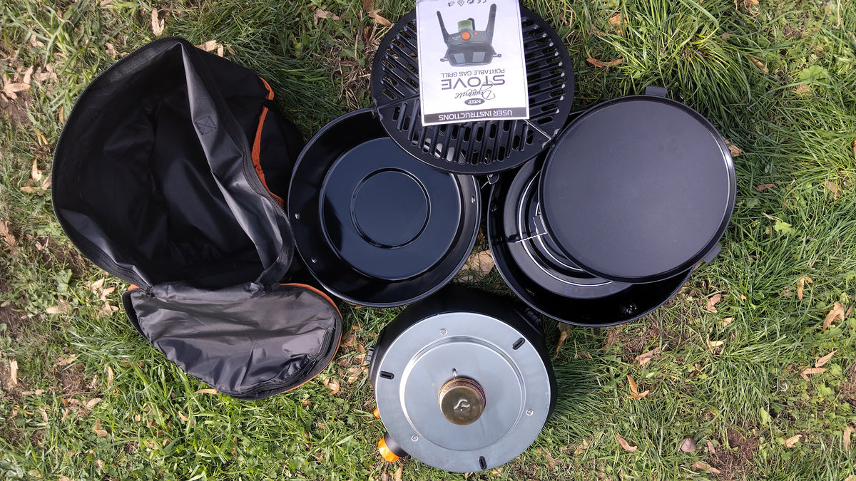 NGT Dynamic Cooking Station Portable Gas Stove BBQ Grill & Pot - UNUSED