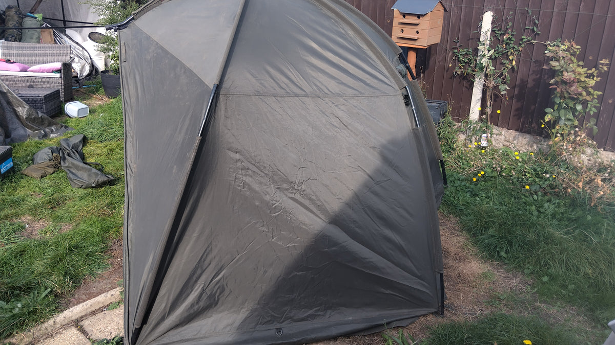 Nash Titan Hide XL Carp Fishing Bivvy Shelter + Zip-in Waterproof Front