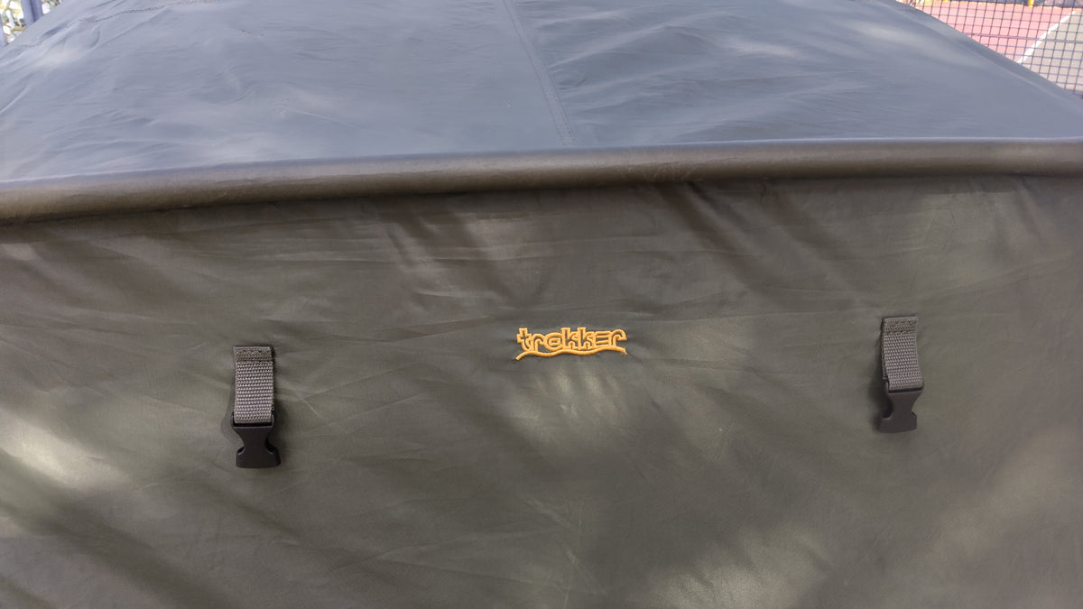 Trakker Armadillo 2 Man Carp Fishing Bivvy + Winter Overwrap Groundsheet & Pegs