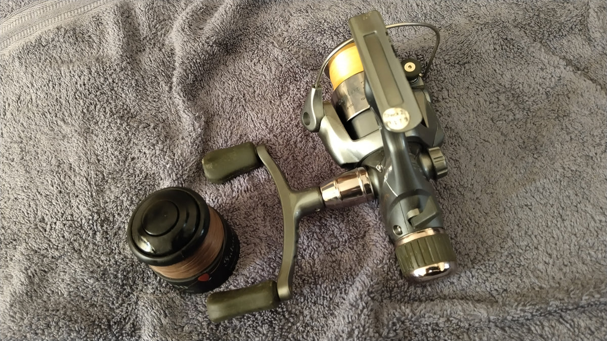 Okuma Interceptor 30 Rear Drag Fishing Reel Double Handle Spare Spool VGC