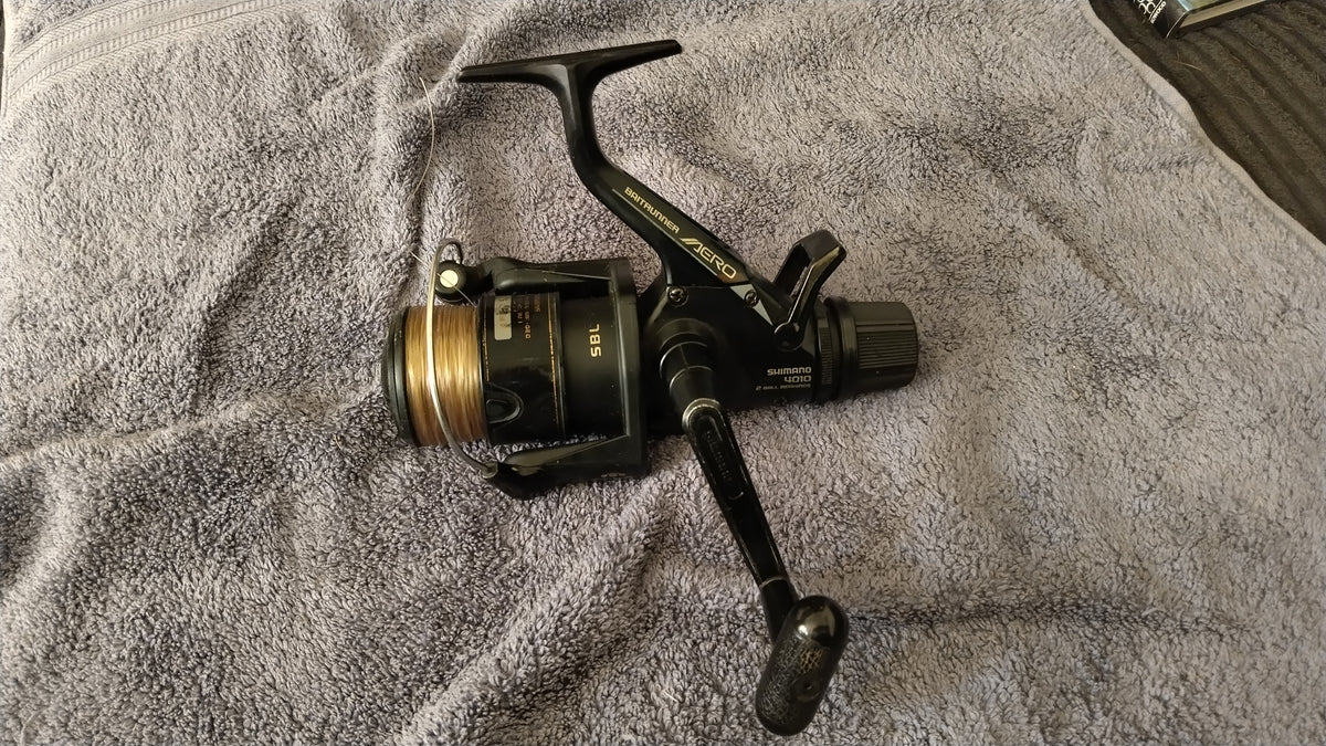 Shimano Aero 4010 XT-7 Baitrunner Fishing Reel Used Good Working Order
