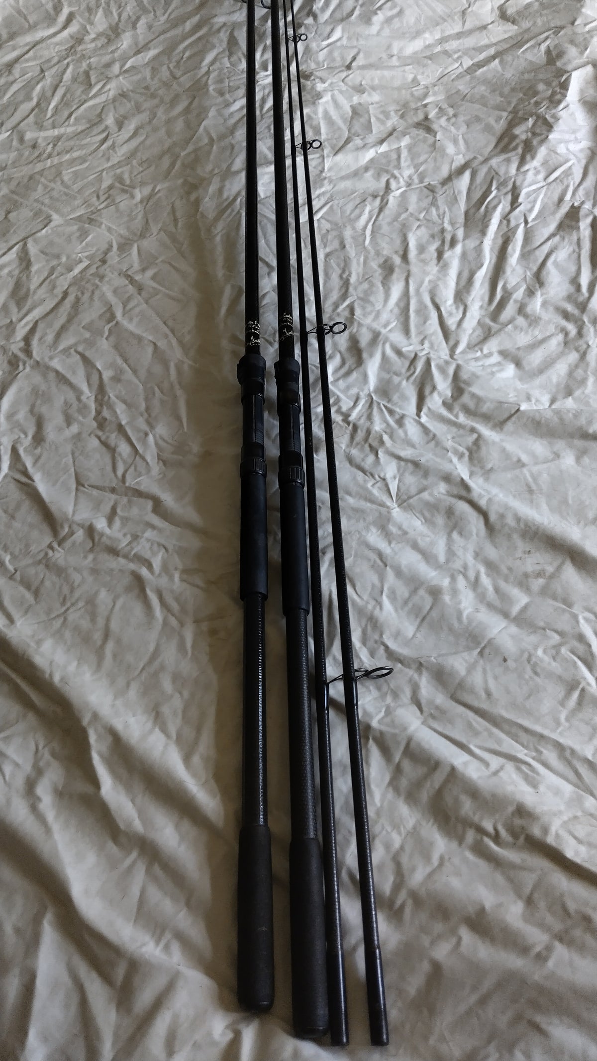 Pair Tony Fordham Sportex Handbuilt 12ft 2.25lb  Carp Barbel Rods