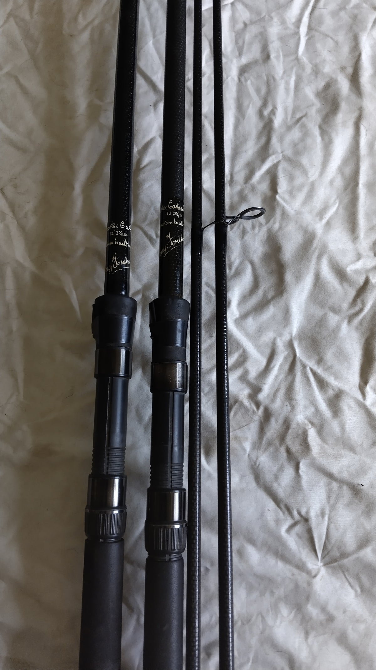 Pair Tony Fordham Sportex Handbuilt 12ft 2.25lb  Carp Barbel Rods