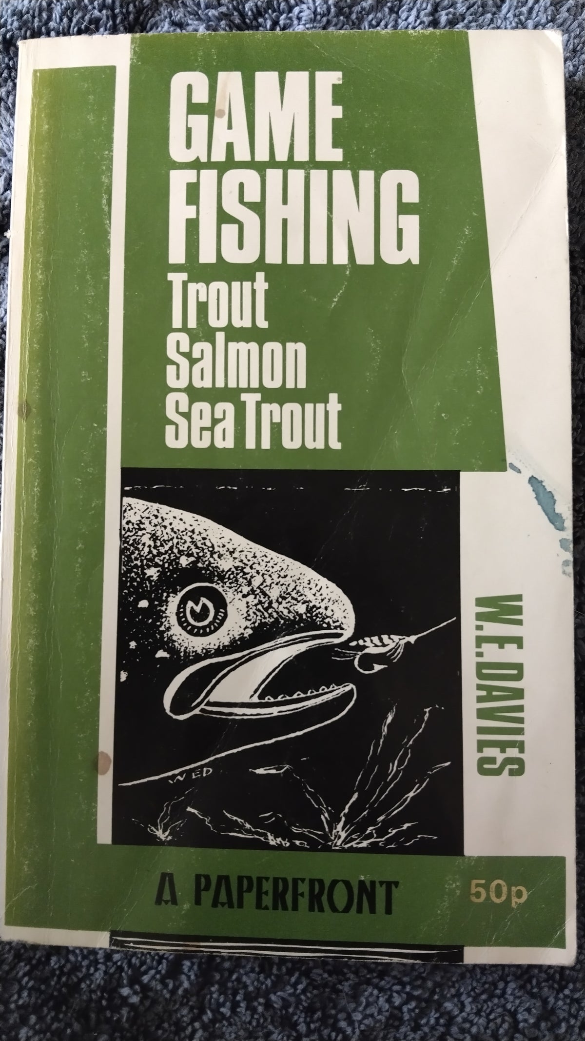 Game Fishing Trout Salmon Sea Trout W E Davies Paperfront Paperback Angling Book