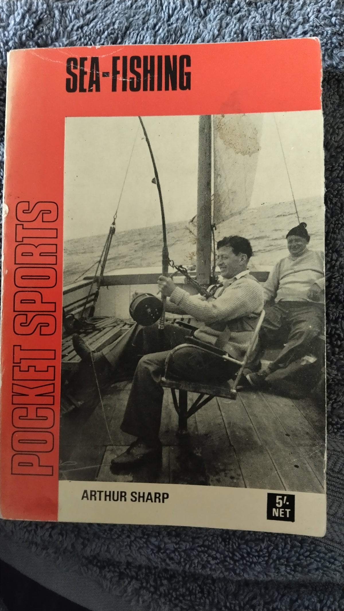 Sea Fishing by Arthur Sharp Pocket Sports Vintage Paperback Sea Angling Book
