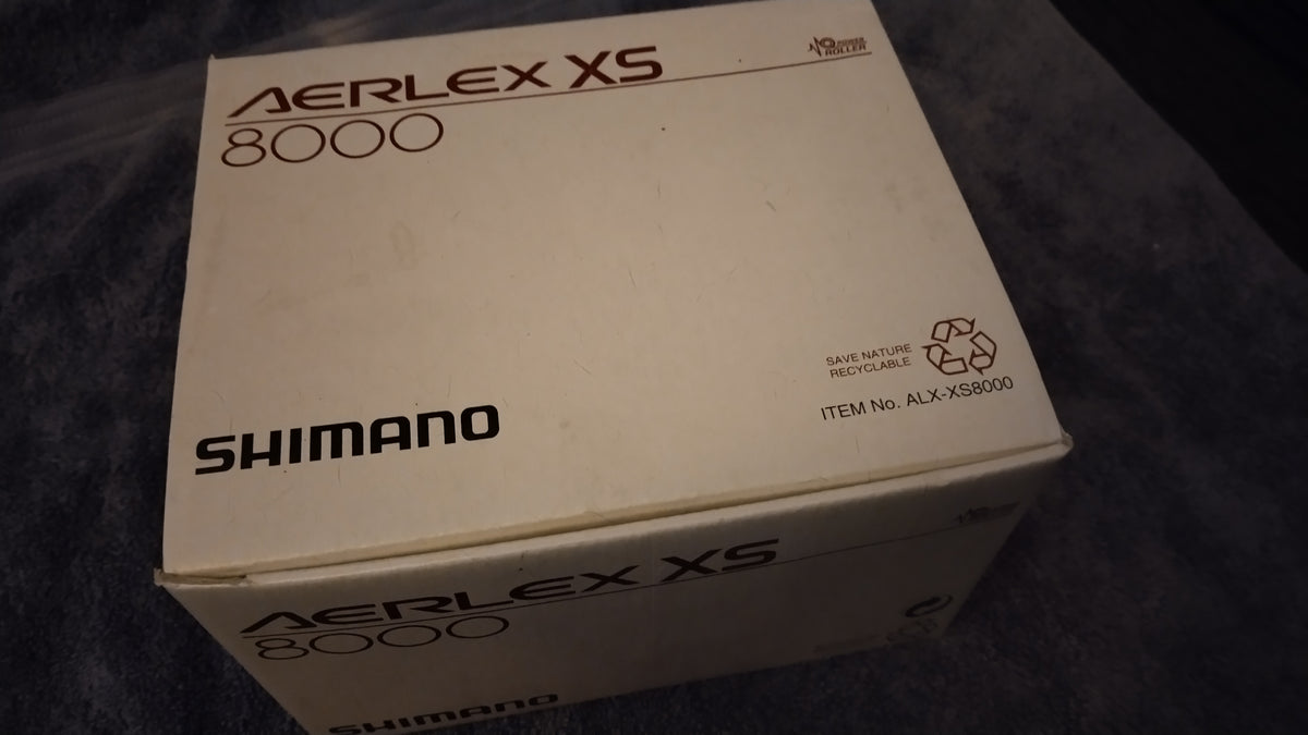 Shimano Aerlex XS 8000 Big Pit Carp Fishing Spod Reel Boxed Excellent Condition