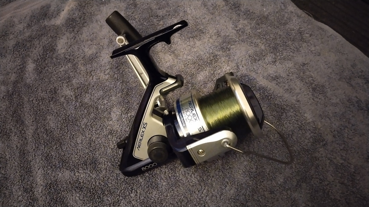 Shimano Aerlex XS 8000 Big Pit Carp Fishing Spod Reel Boxed Excellent Condition