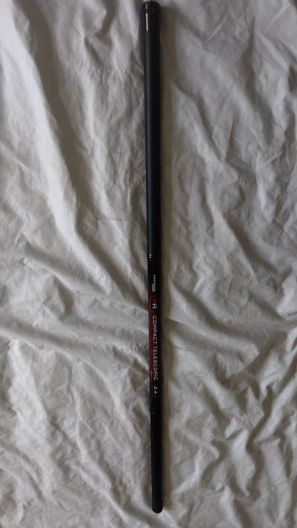 Drennan Red Range Tele Landing Net Handle 2.4m Telescopic Coarse Fishing NEW