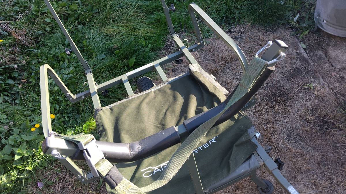 Carp Porter Mark 2 MK2 Carp Fishing Barrow – Very Good Condition & Working Order