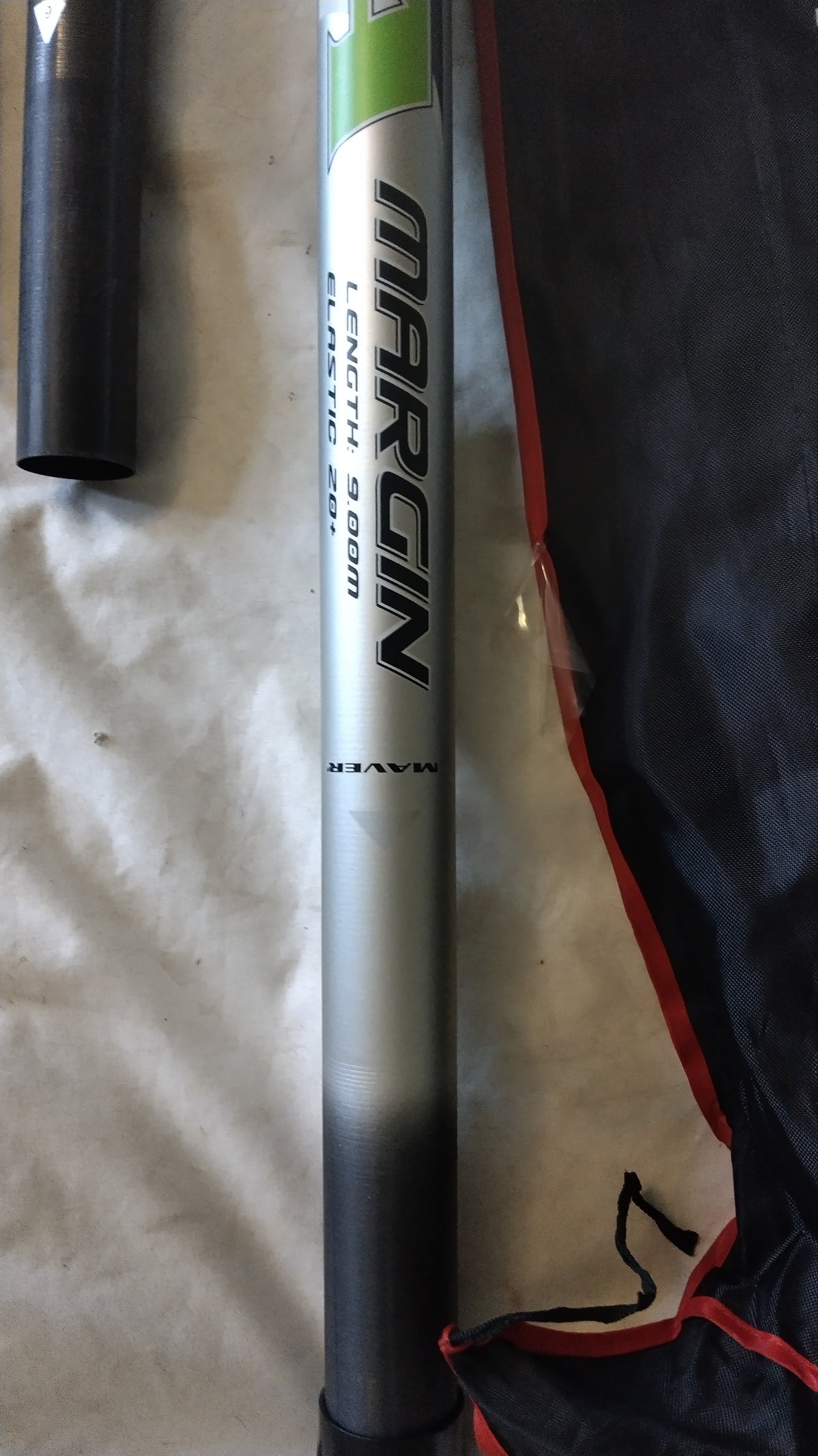 Maver Theme 9m Margin Pole 2 Top Kits Elastic Rating 20+ Excellent Condition