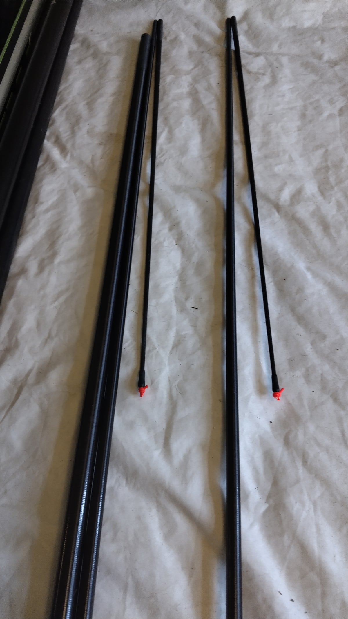 Maver Theme 9m Margin Pole 2 Top Kits Elastic Rating 20+ Excellent Condition