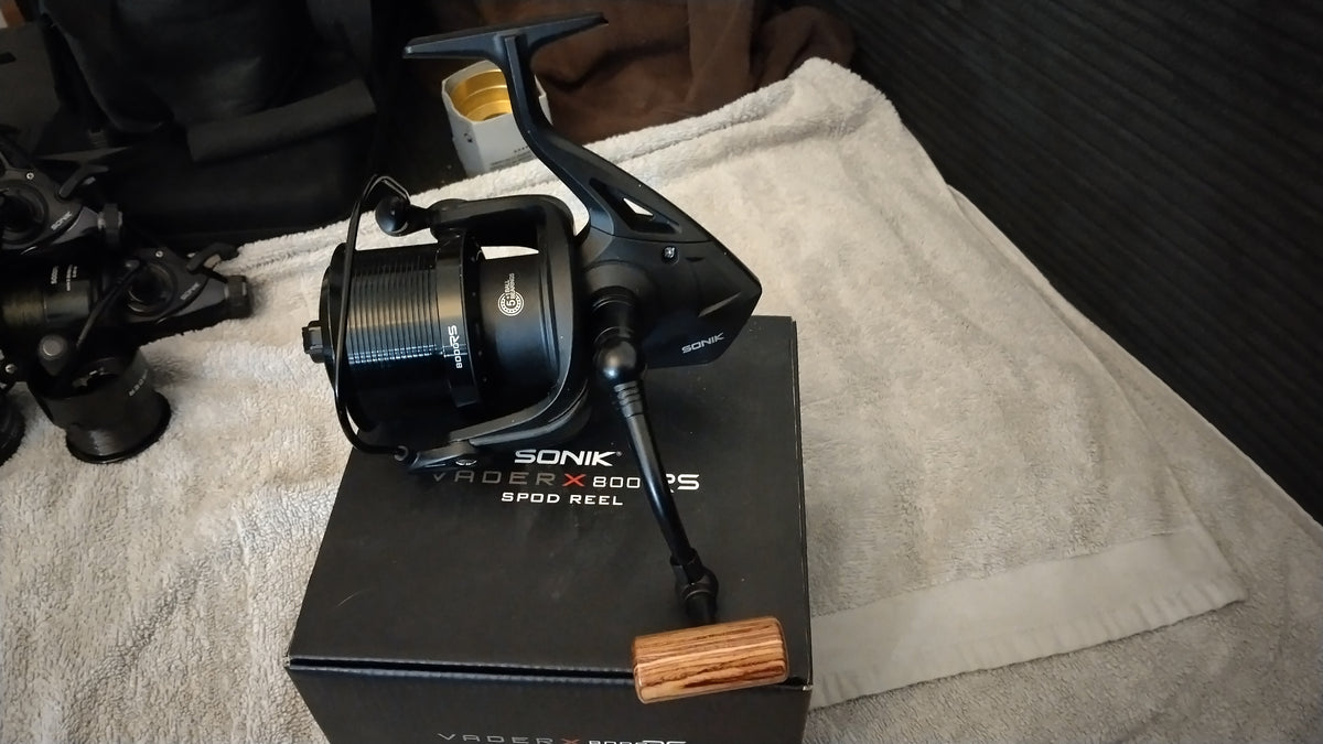 Sonik Vader X RS 8000 Spod Reel Carp Fishing Excellent Condition Boxed