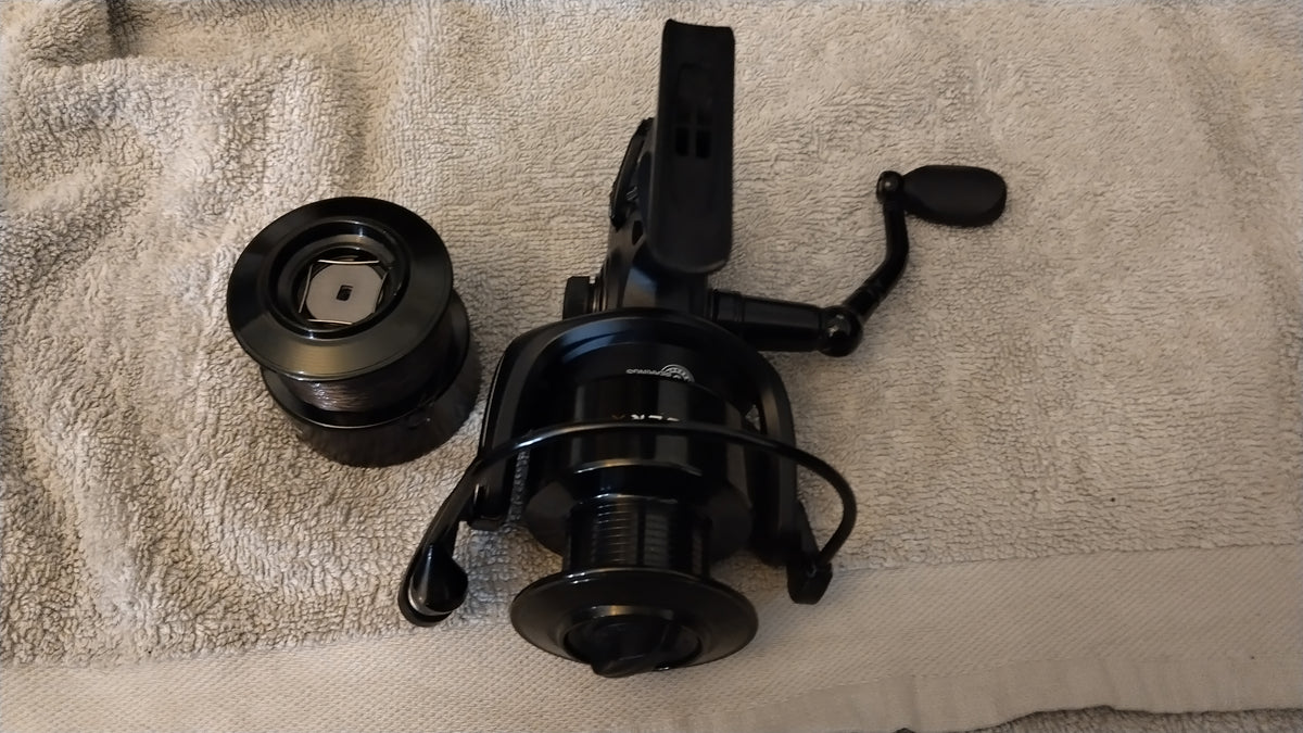 Set of 3 Sonik Vader X 5000FS Free Spool Carp Reels + 3 Spare Spools Superb Used
