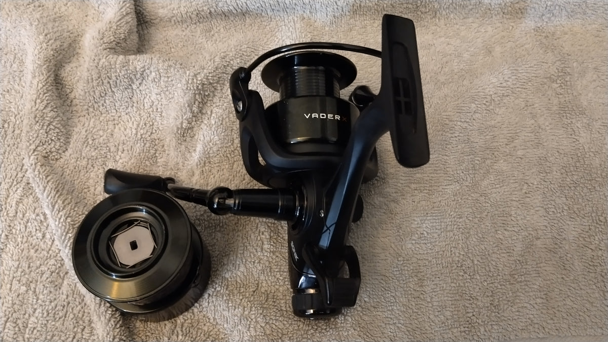 Set of 3 Sonik Vader X 5000FS Free Spool Carp Reels + 3 Spare Spools Superb Used