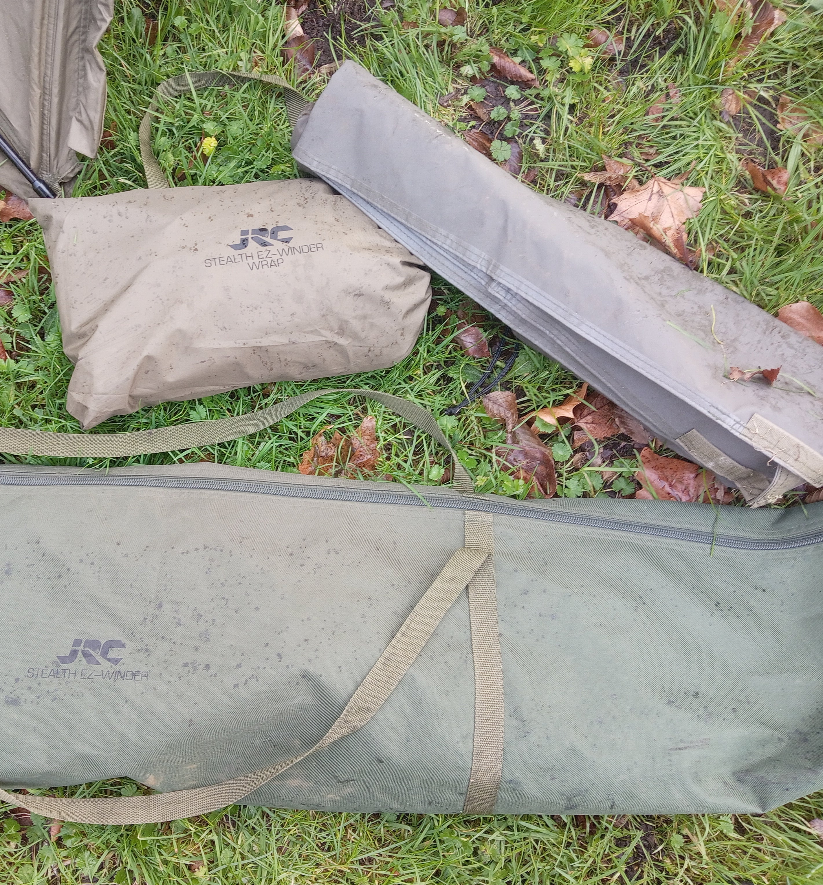 JRC Stealth EZ-Winder Bivvy + Winter Wrap - Excellent Condition - Rapid Setup