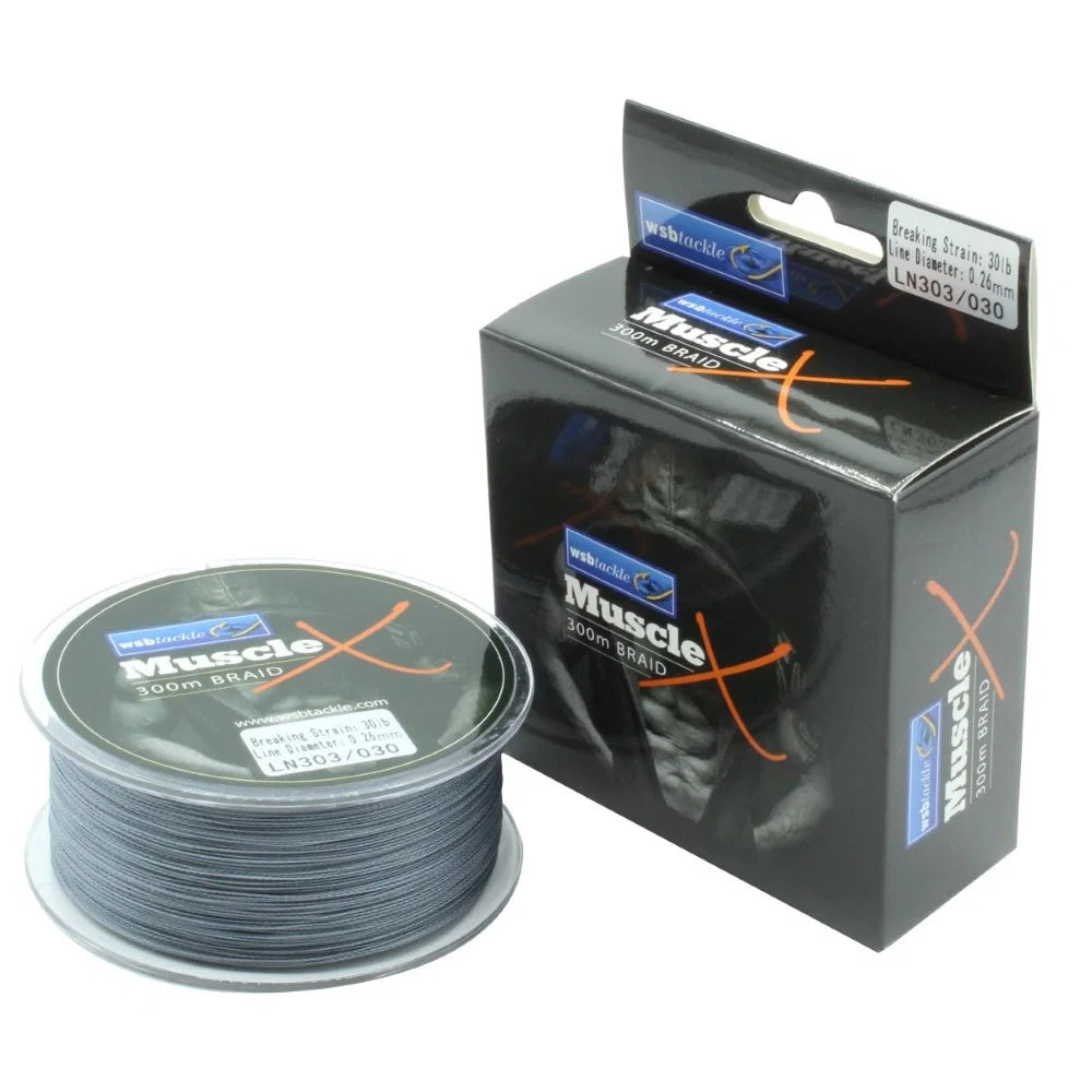 WSB Musclex Braided Mainline - 300m Spools