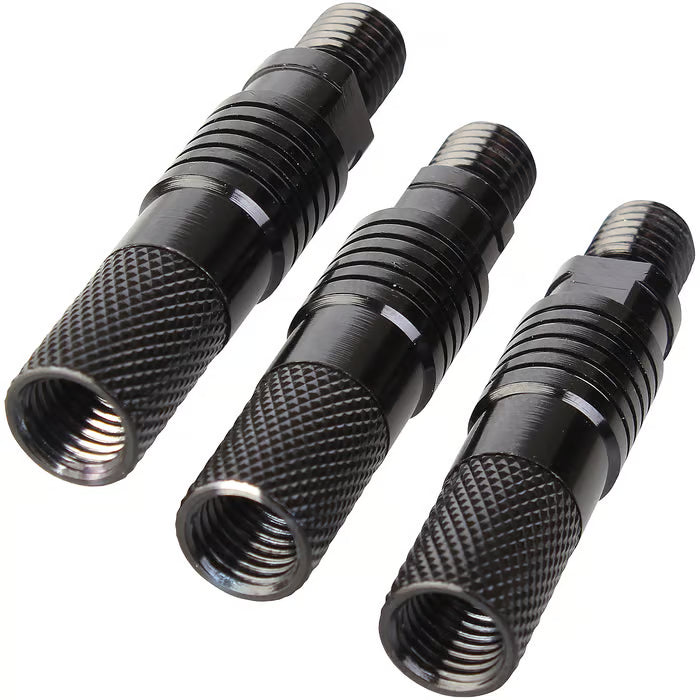 Prologic Quick Release Connectors Small x3 - Precision Aluminium Bankstick Adaptors