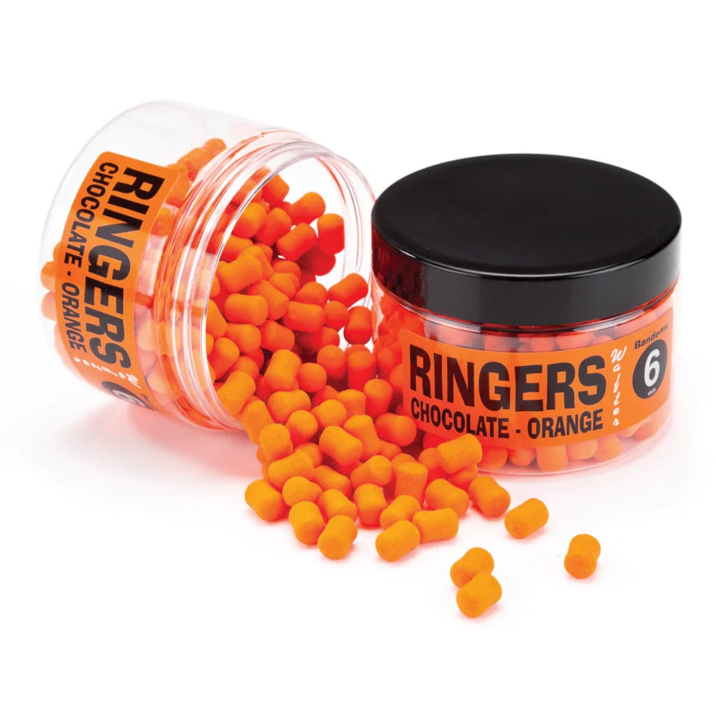 Ringers Chocolate Orange Bait Range Inc Popups, Boilies, Wafters, Glaze
