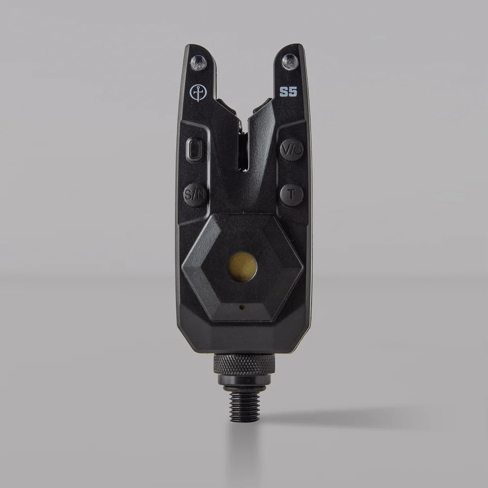 Saber S5 3+1 Wireless Bite Alarm Set Receiver & Bivvy Light Carp Fishing