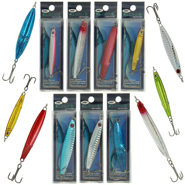 Set of 7 Sea Fishing Lures - 20g - 40g