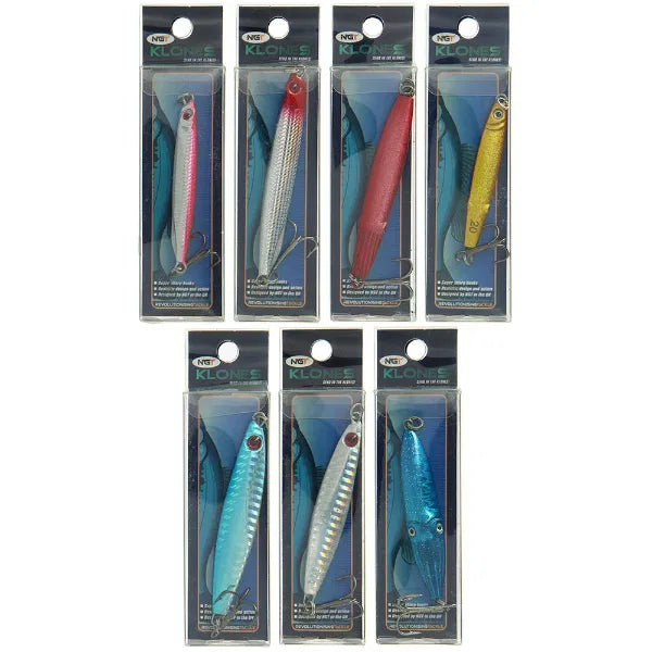 Set of 7 Sea Fishing Lures - 20g - 40g