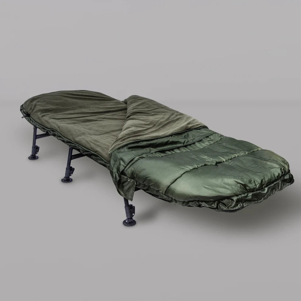 Saber SLP-4 Sleep System Bedchair 6 Leg Carp Fishing Bed Chair