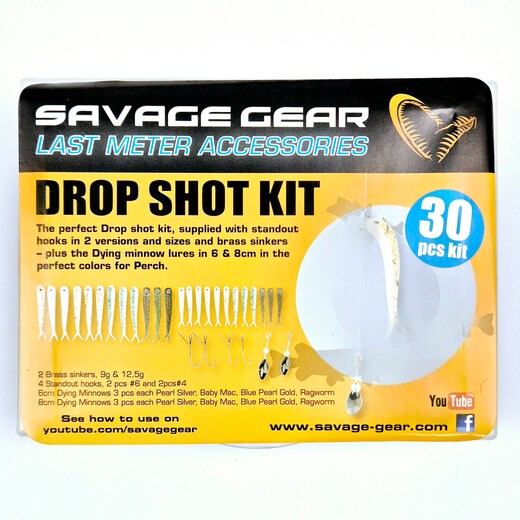 Savage Gear Dying Minnow Drop Shot Pro Kit