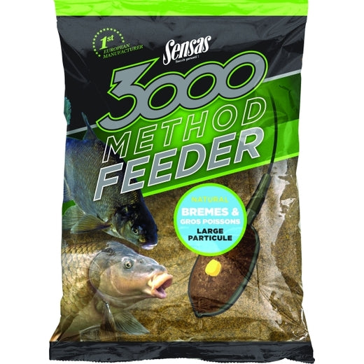 Sensas 3000 Method Feeder - Bream Fishing | Groundbait | 1kg Bags