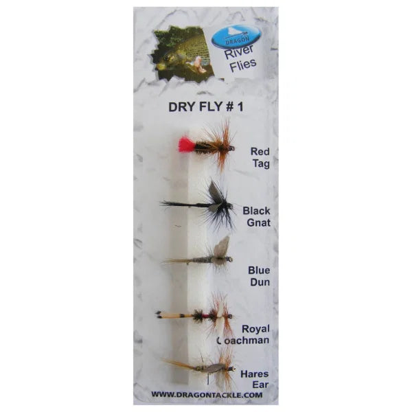Pre-Tied Trout Fishing Fly Selections Wet Dry River Stillwater Chemically Sharpened