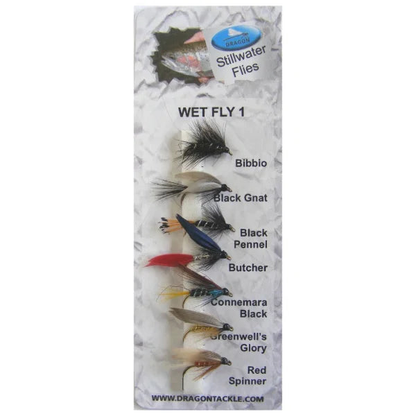 Pre-Tied Trout Fishing Fly Selections Wet Dry River Stillwater Chemically Sharpened