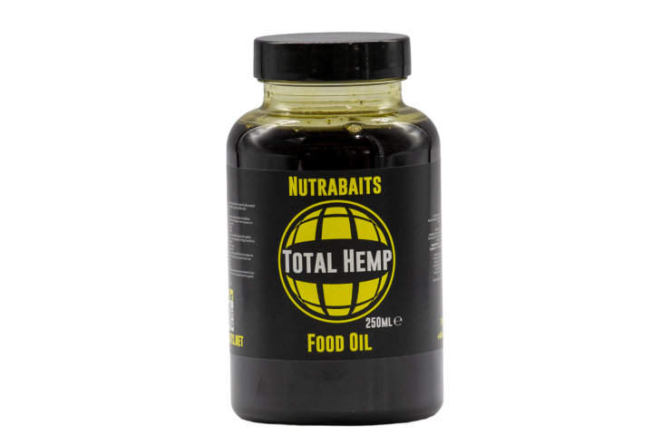 Nutrabaits Bulk Food Oils | Pure Salmon 500ml / Total Hemp 250ml | Carp Bait Additive