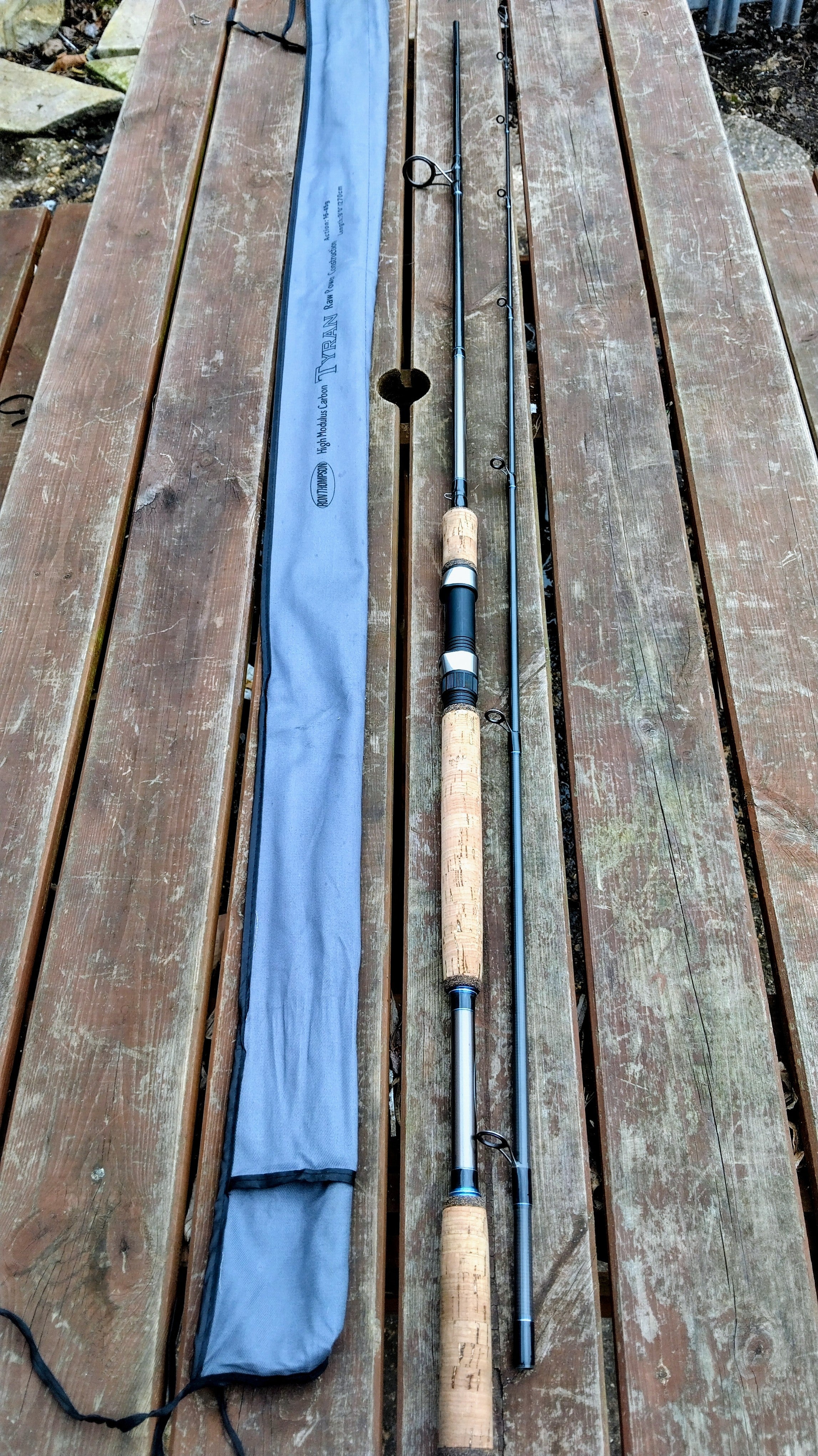 Ron Thompson Tyran 9ft Lure Fishing Rod 15-45g Spinning Rod Pike Perch Zander