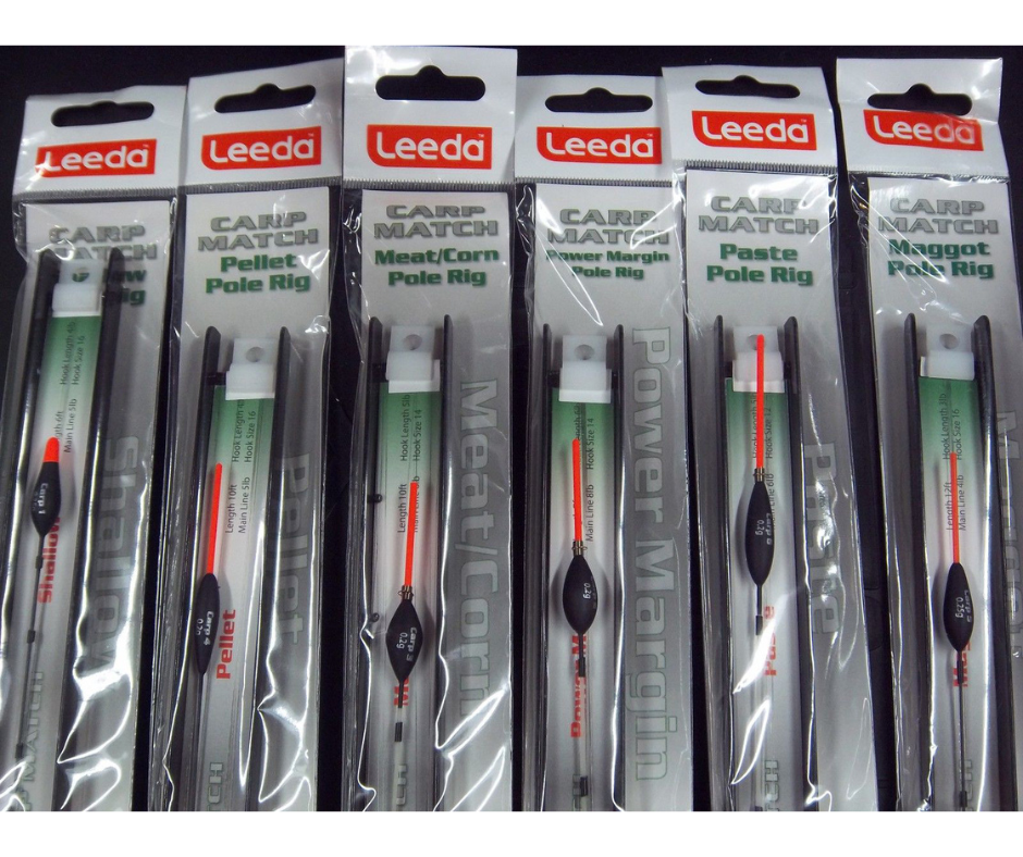 Leeda Carp Match Pole Rig Range - Meat/Corn, Maggot, Pellet, Paste