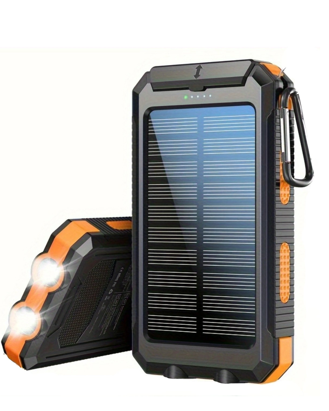Bankside Charger / Solar Power Bank | Twin LED Flashlight and Compass
