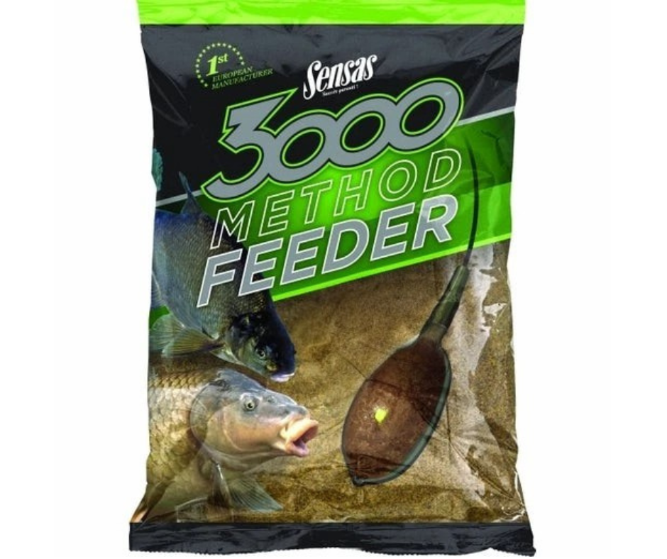Sensas 3000 Method Mix - Tench Fishing | Method  Feeder Groundbait | 1kg Bags