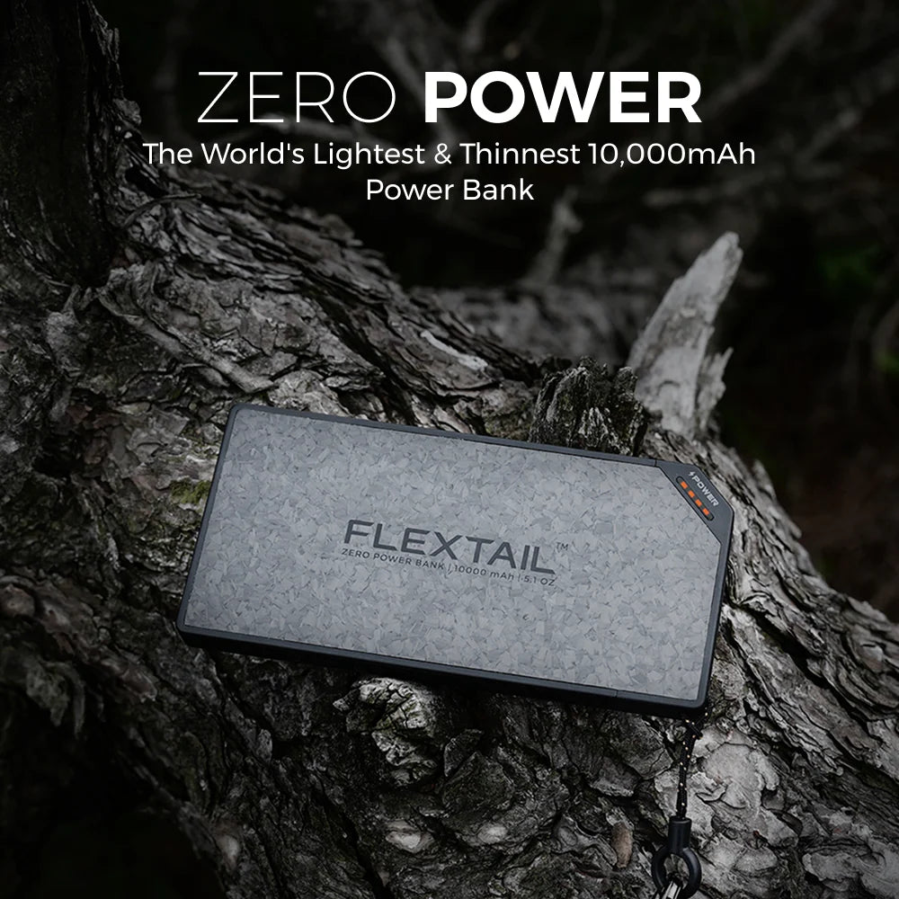 Flextail Zero Power Bank 10000mAh Portable Camping Fishing Charger