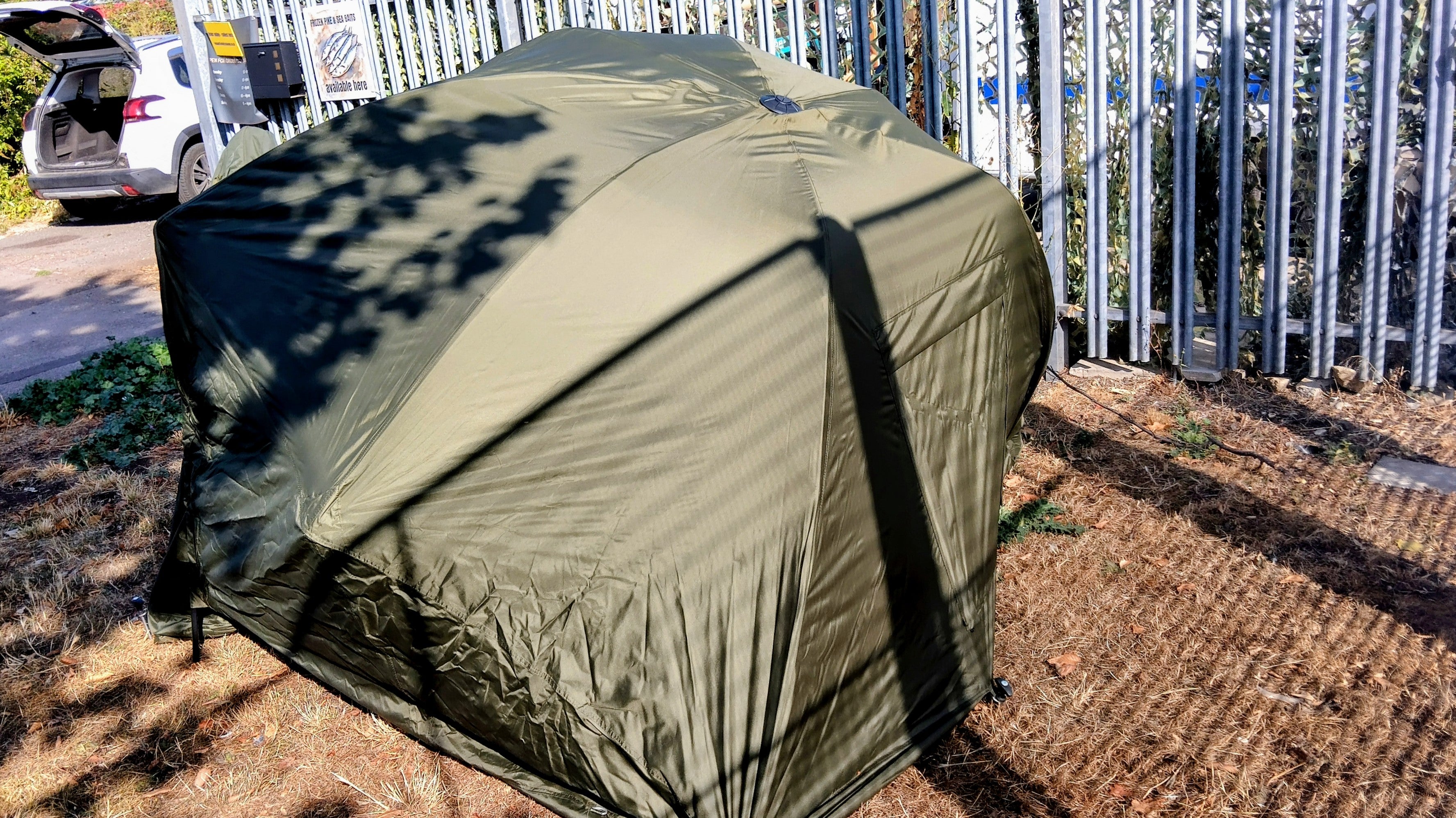 Cyprinus Carp Fishing Brolly System - Day/Overnighter Bivvy Shelter - VGC