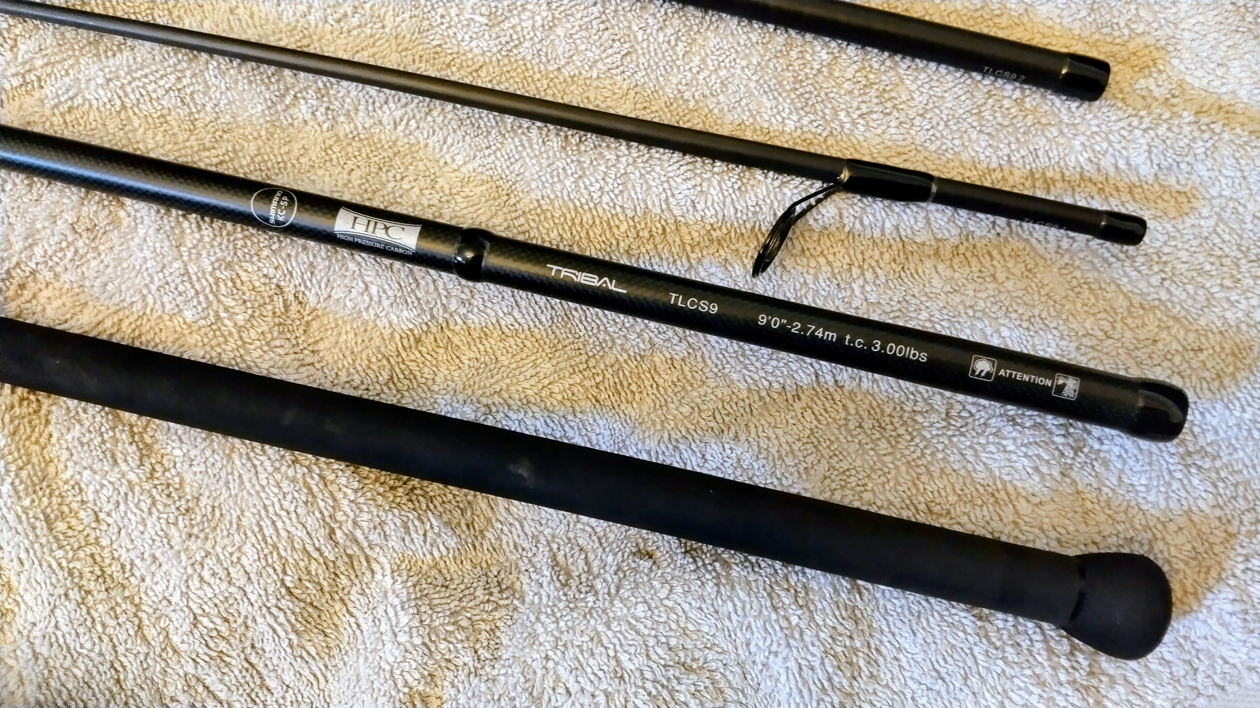 Shimano Longcast 9ft 3lb Stalker Rod 4 Piece Travel Compact XT60 Carbon TLCS94B