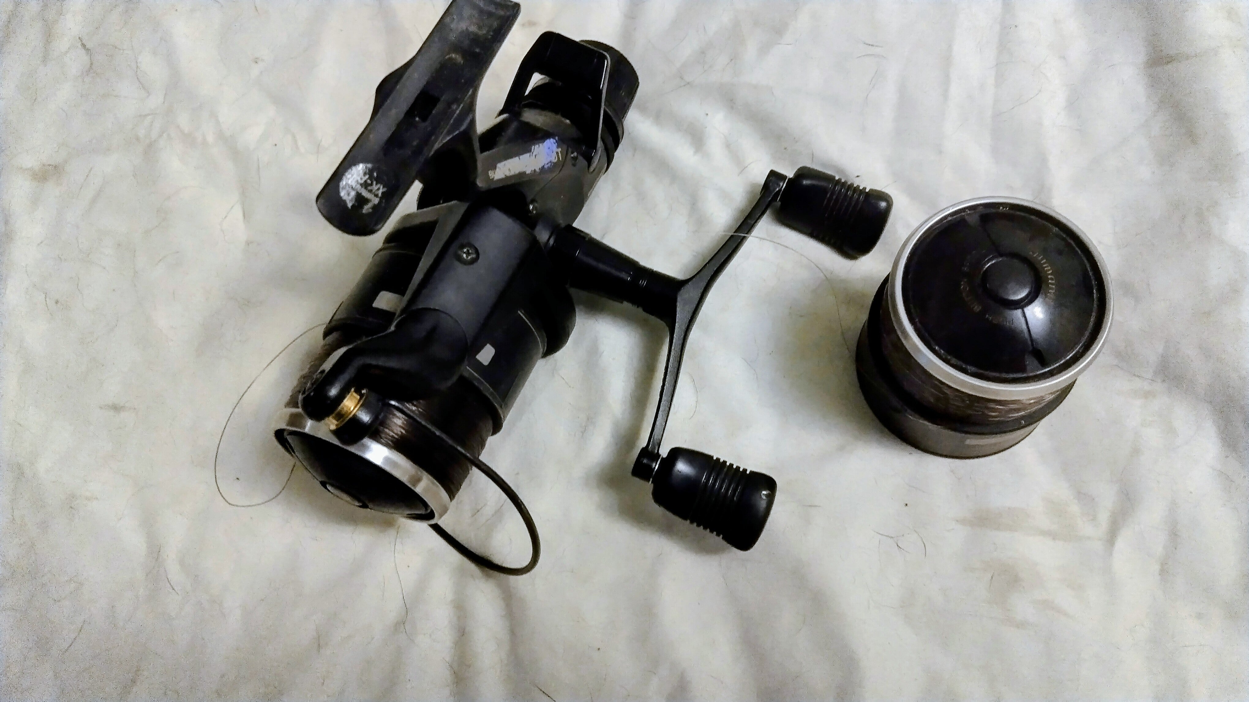 Shimano Aero GT 8010 XT-7 Baitrunner Reel & Spare Spool | VGC | Carp Barbel Fishing