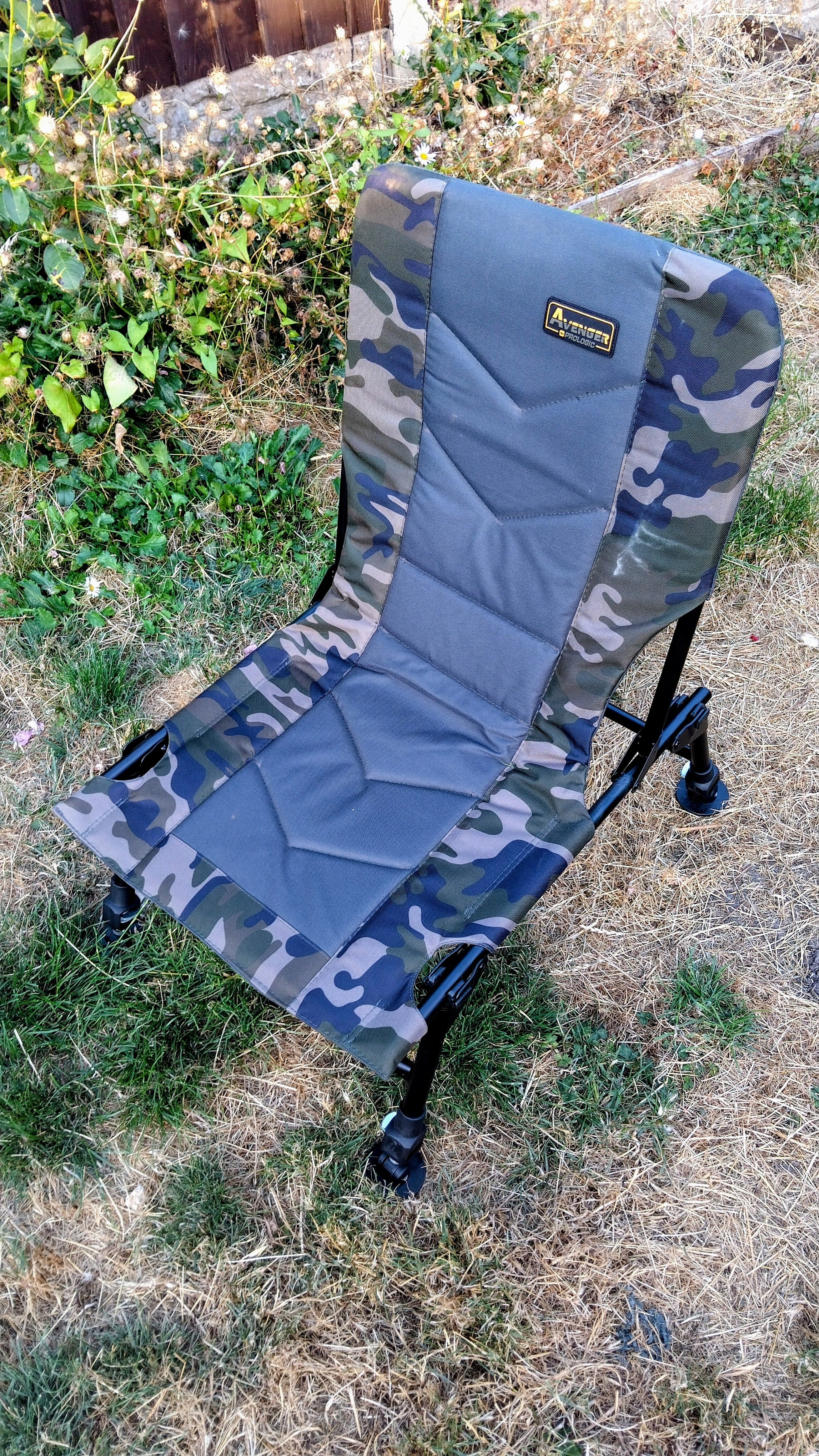 Prologic Avenger Fishing Chair - Padded Carp & Coarse Armchair Adjustable Legs