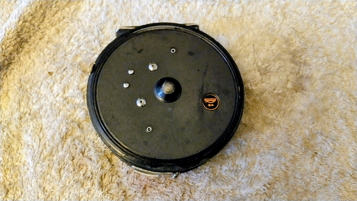 Vintage Roddy 34 Fly Fishing Reel Japan Hardy St Aidan Style 7-9wt Trout Spey