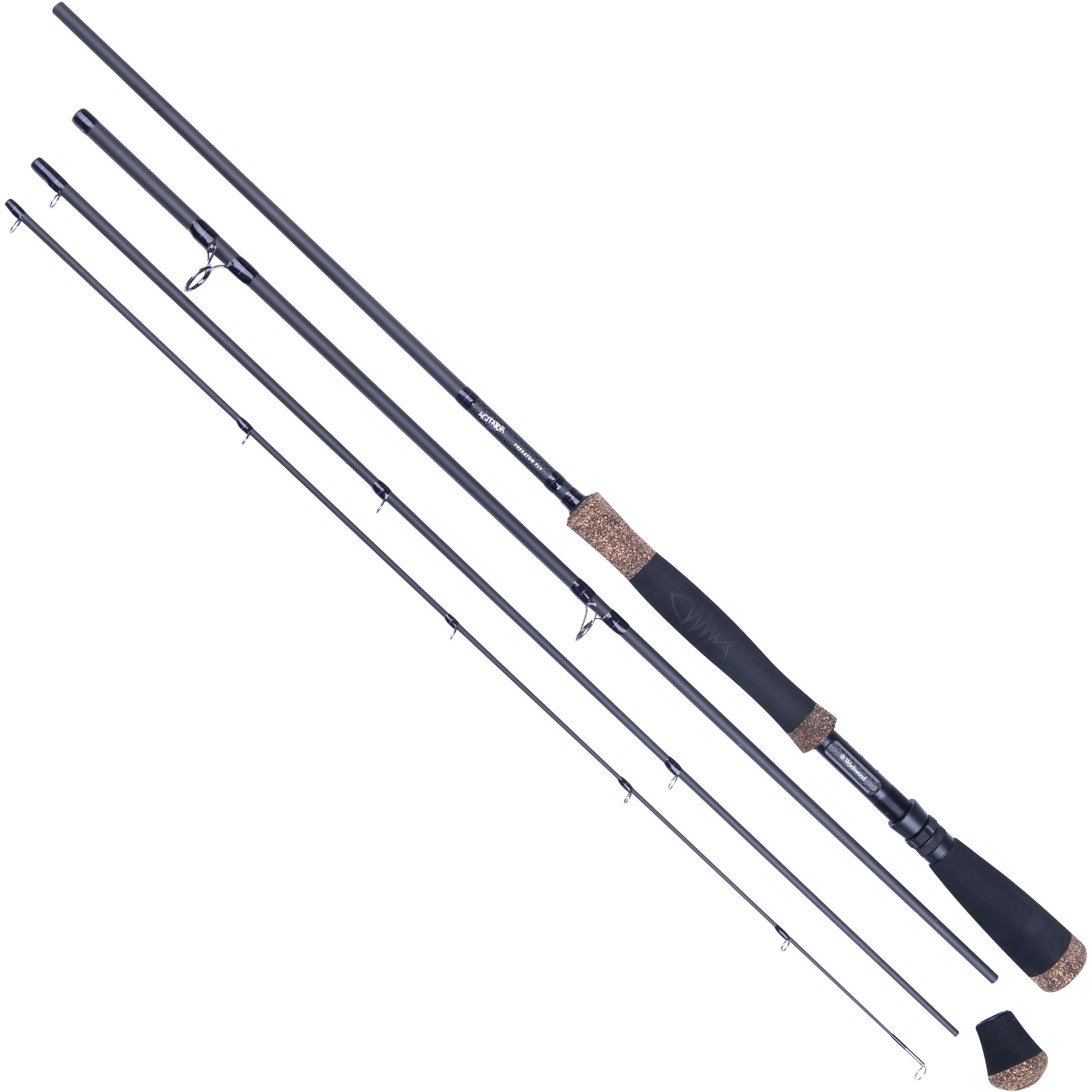 Wychwood Agitator Predator Fly Fishing Rod 9ft 12wt 4pc Pike Bass Saltwater