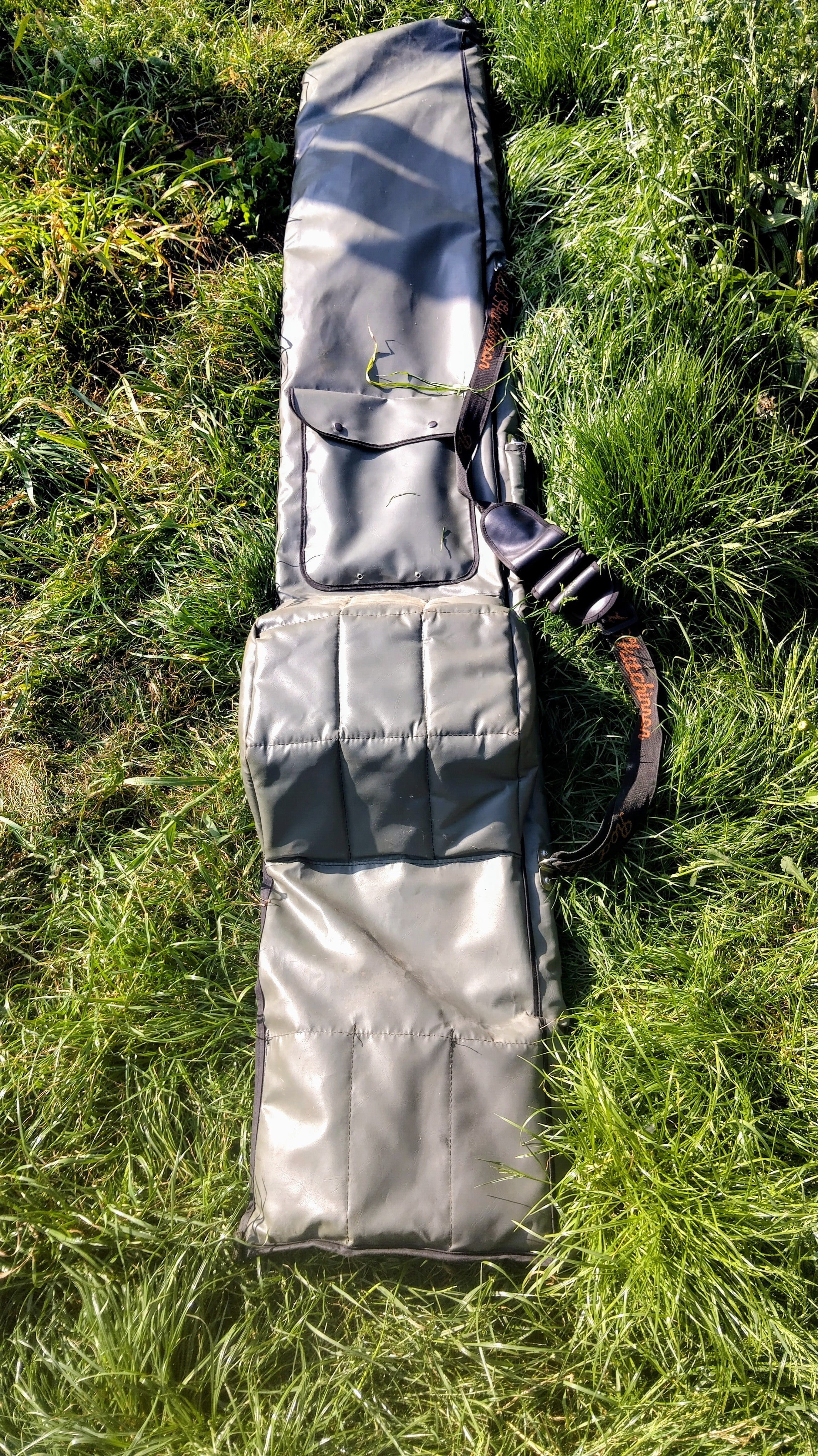 Vintage Rod Hutchinson Carp Fishing 6 Rod Holdall Original Luggage Olive Green