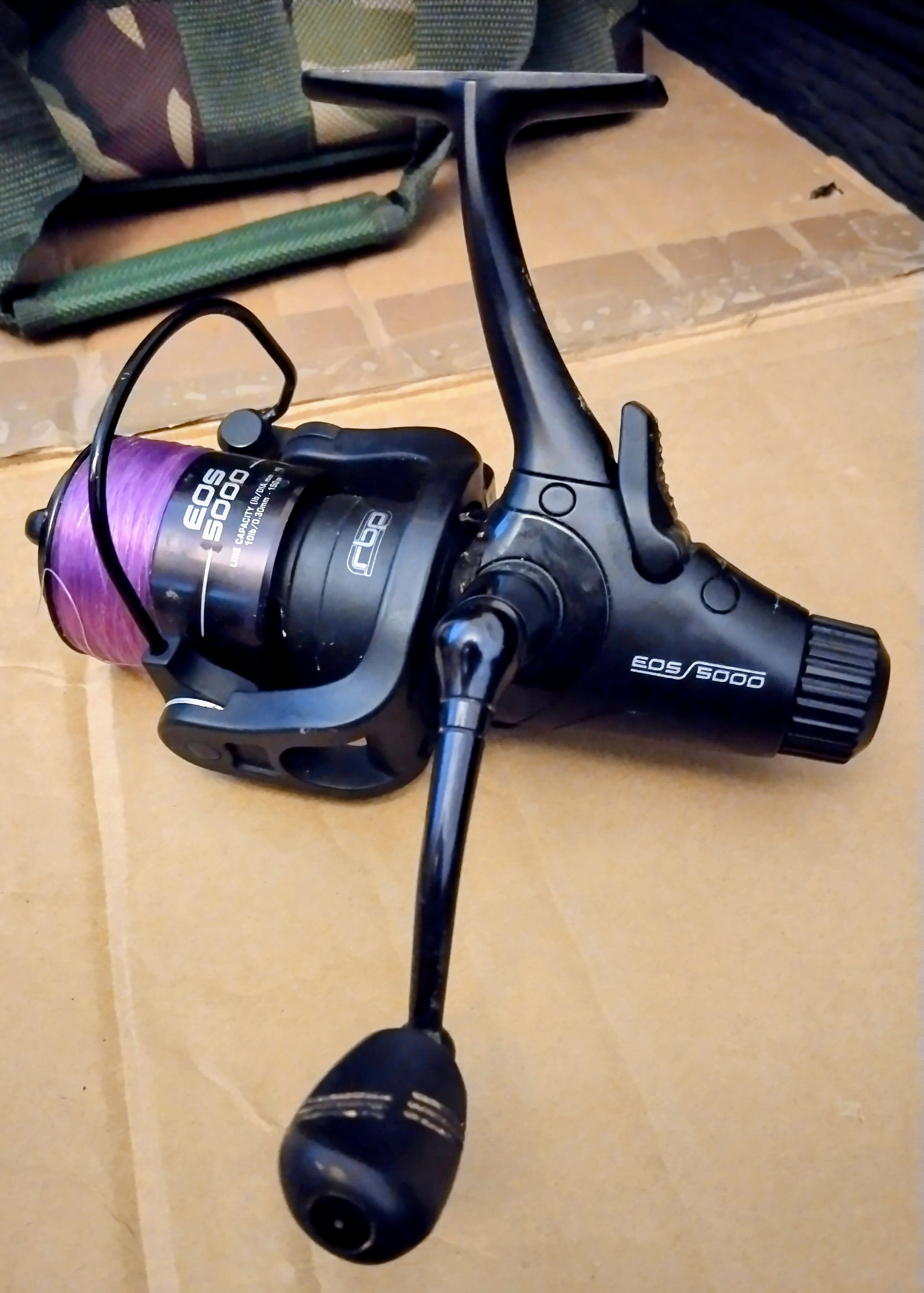 3 x Fox EOS 5000 Reels with TEN Spools - Used, VGC - Carp & Specimen Fishing