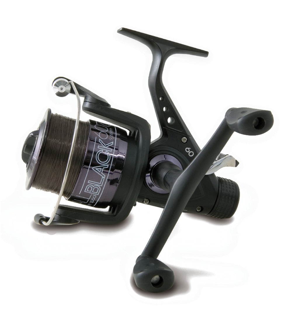 Lineaeffe AllBlack 60 Size Carp Fishing Runner Freespool Reel