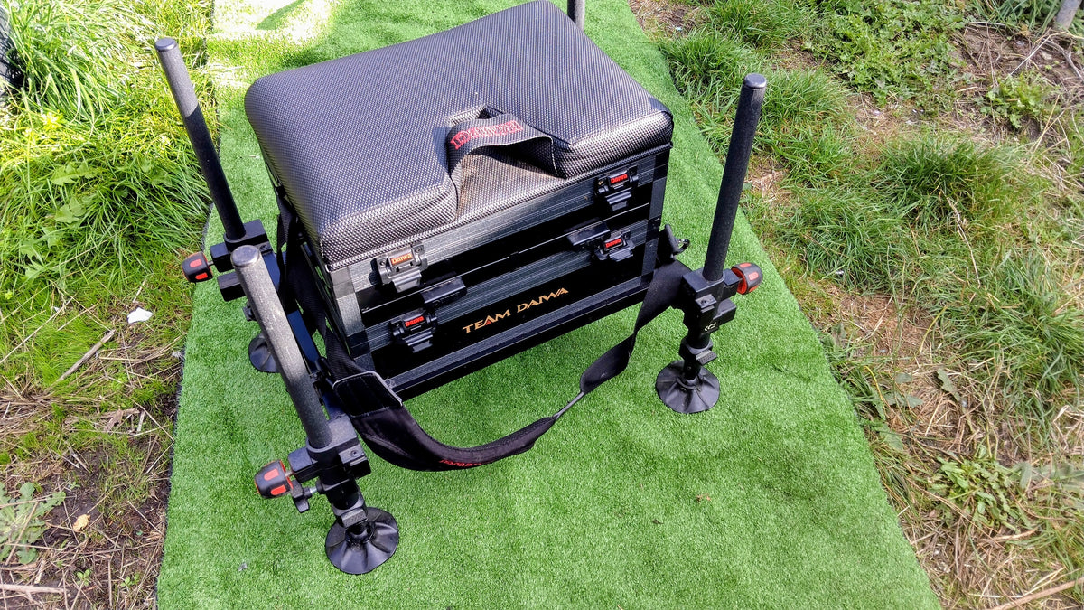 Daiwa 75 Seat Box - Fishing Station - Match Coarse Pole Box + Footplate