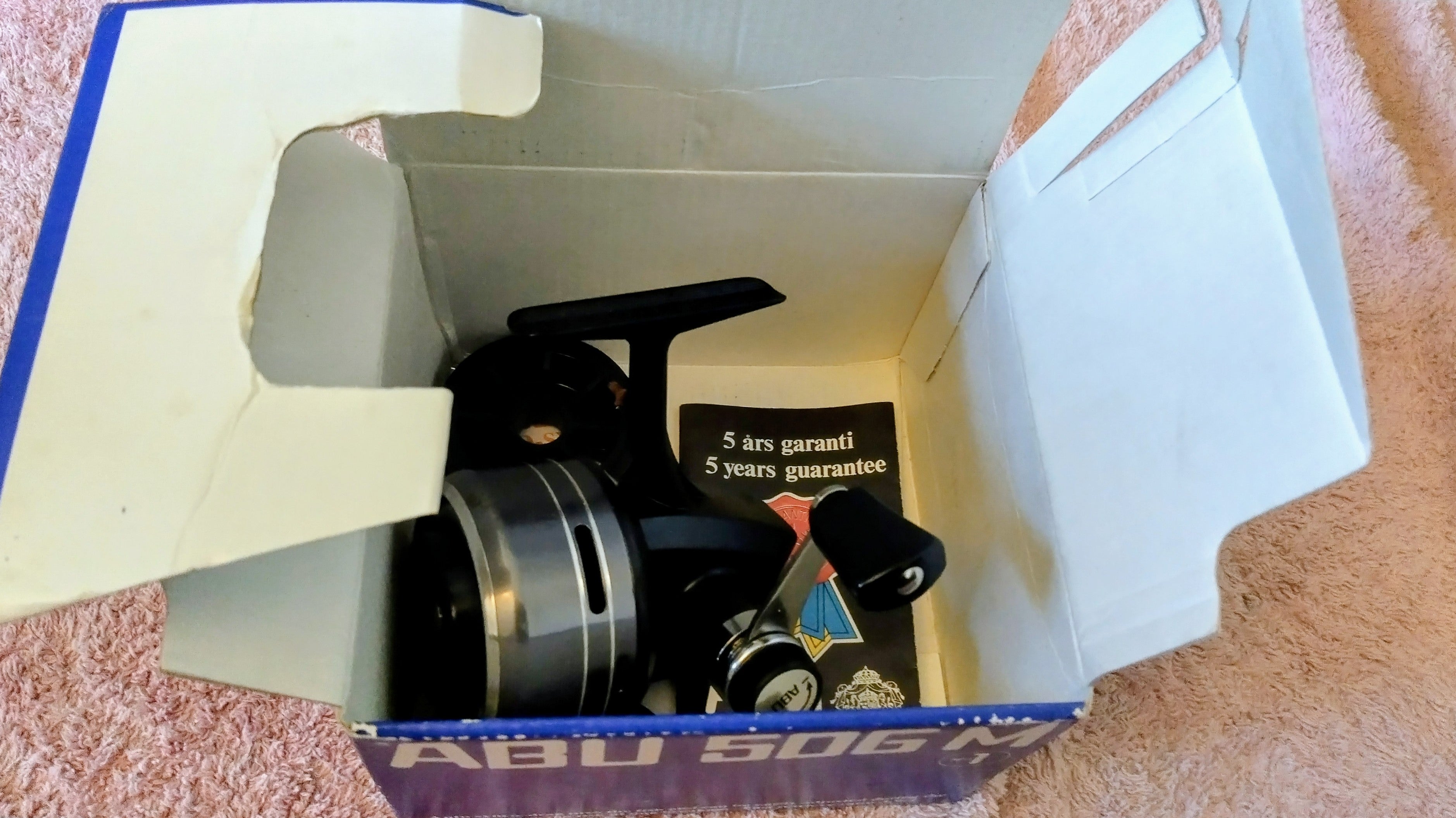 Abu 506M Closed Face Reel - Pristine Condition - Boxed - Vintage Match Fishing