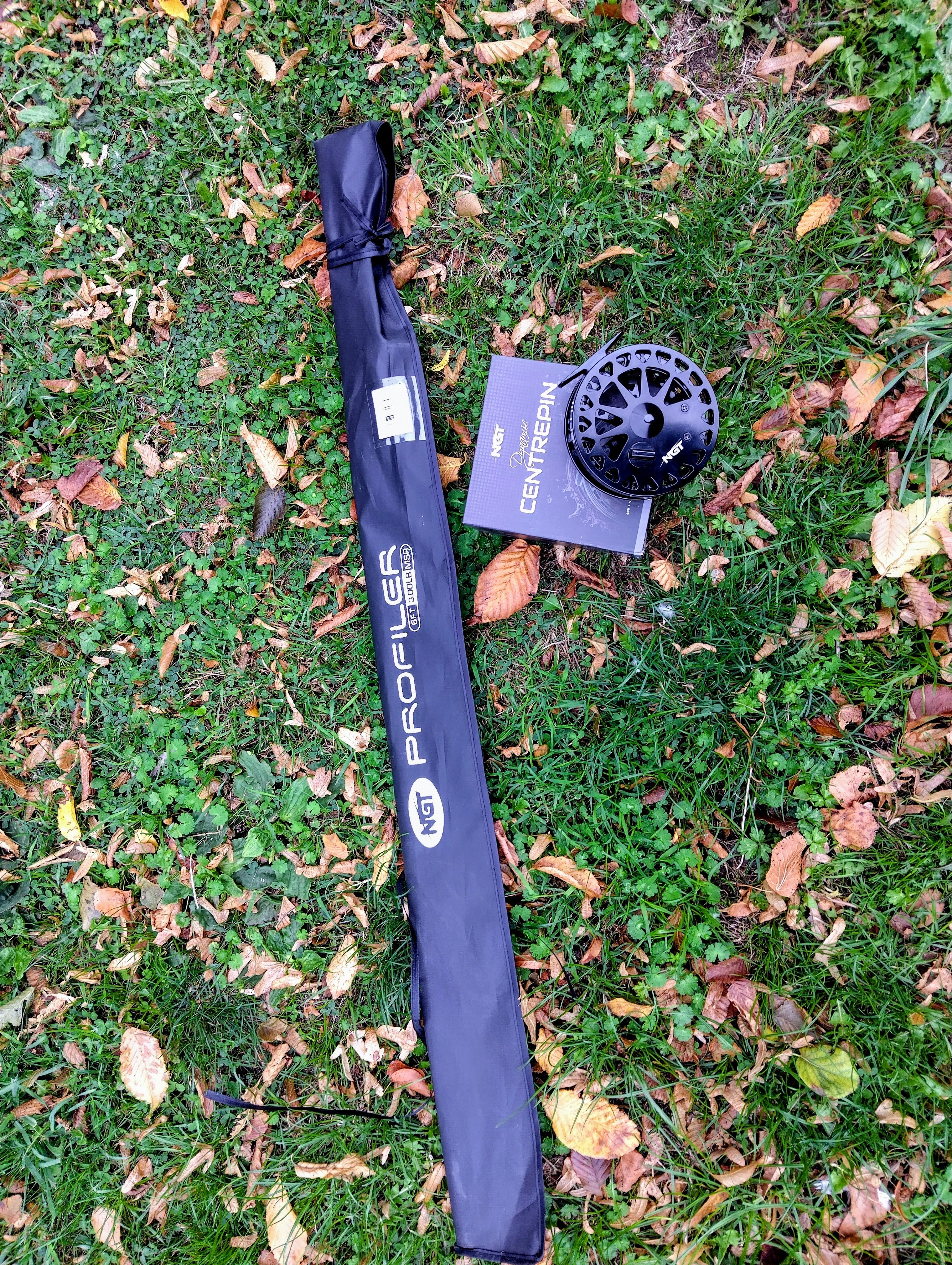 Carp Stalker Outfit | 6ft 3lb Carbon Margin Rod | Centrepin Reel with 30lb Braid | Fenland Tackle
