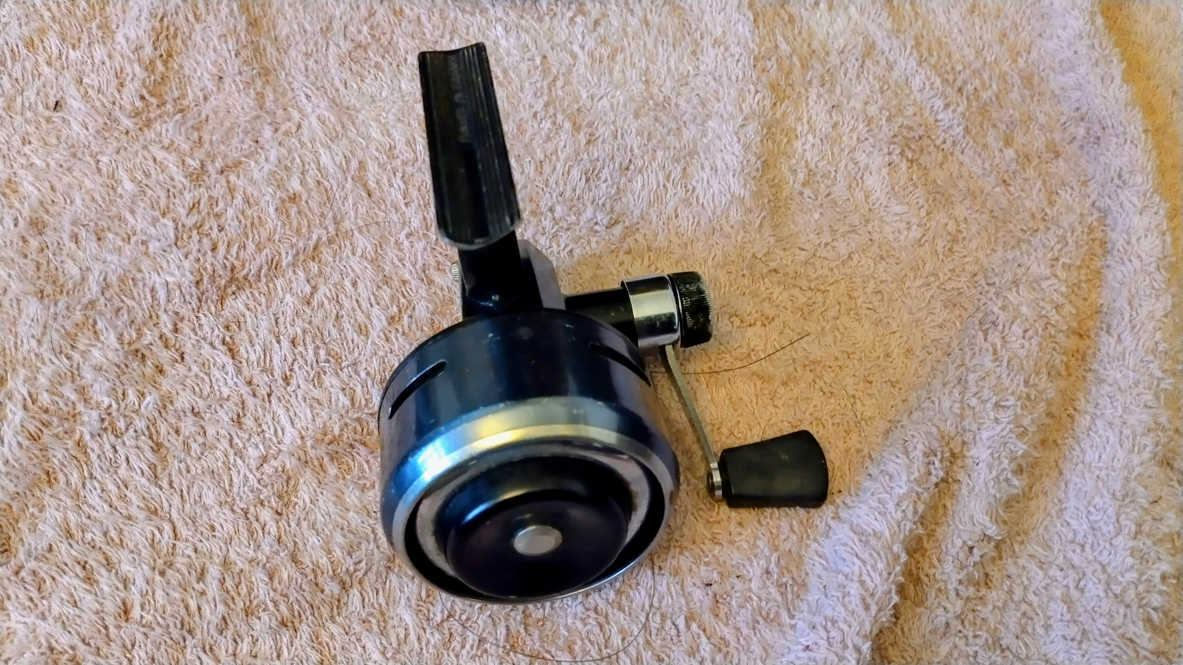 Abu 501 Closed Face Trotting Reel Vintage River Float Fishing Match Reel & Case