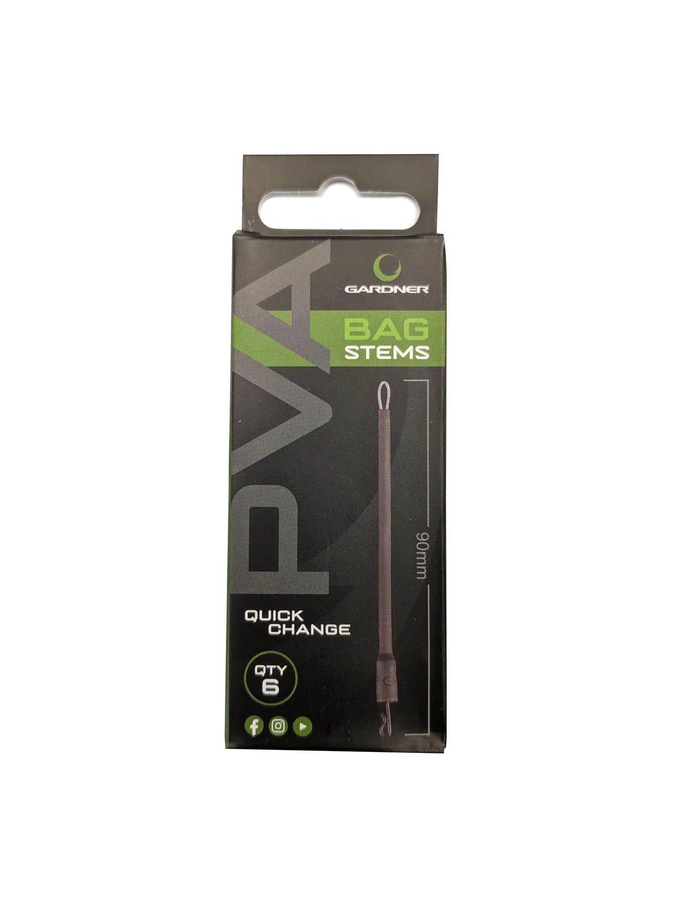 Gardner Covert Quick Change PVA Bag Stems | Solid Bag Carp Rig Components